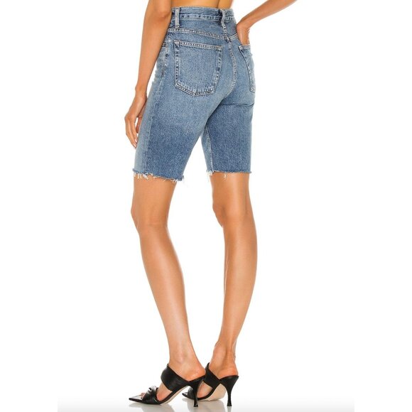 Agolde 90's Pinch Waist Short High Rise Straight Leg in Marquee Size 28 - Picture 4 of 7